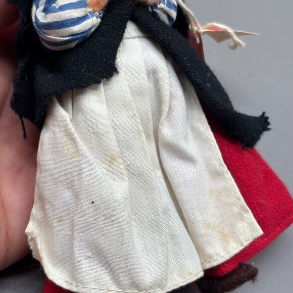 Jay of Dublin Collectors Character Doll Donegal Woman Handmade Ireland Tag 6.5" - Picture 10 of 11